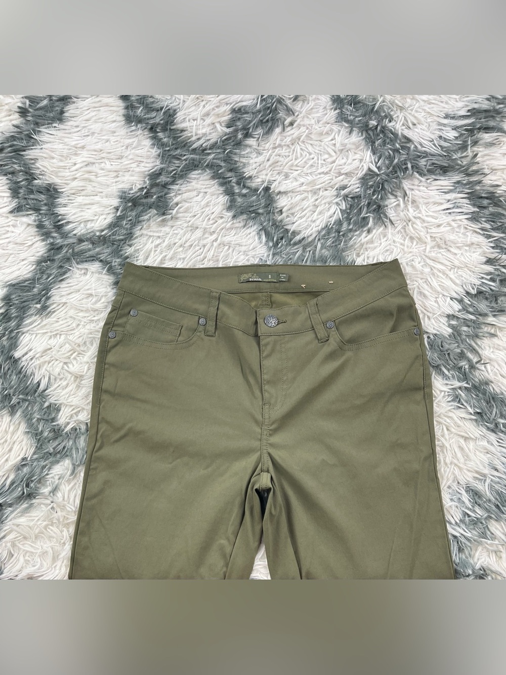 prAna Women’s Green Briann Pants Nylon/Spandex Size 8 - Picture 3 of 13